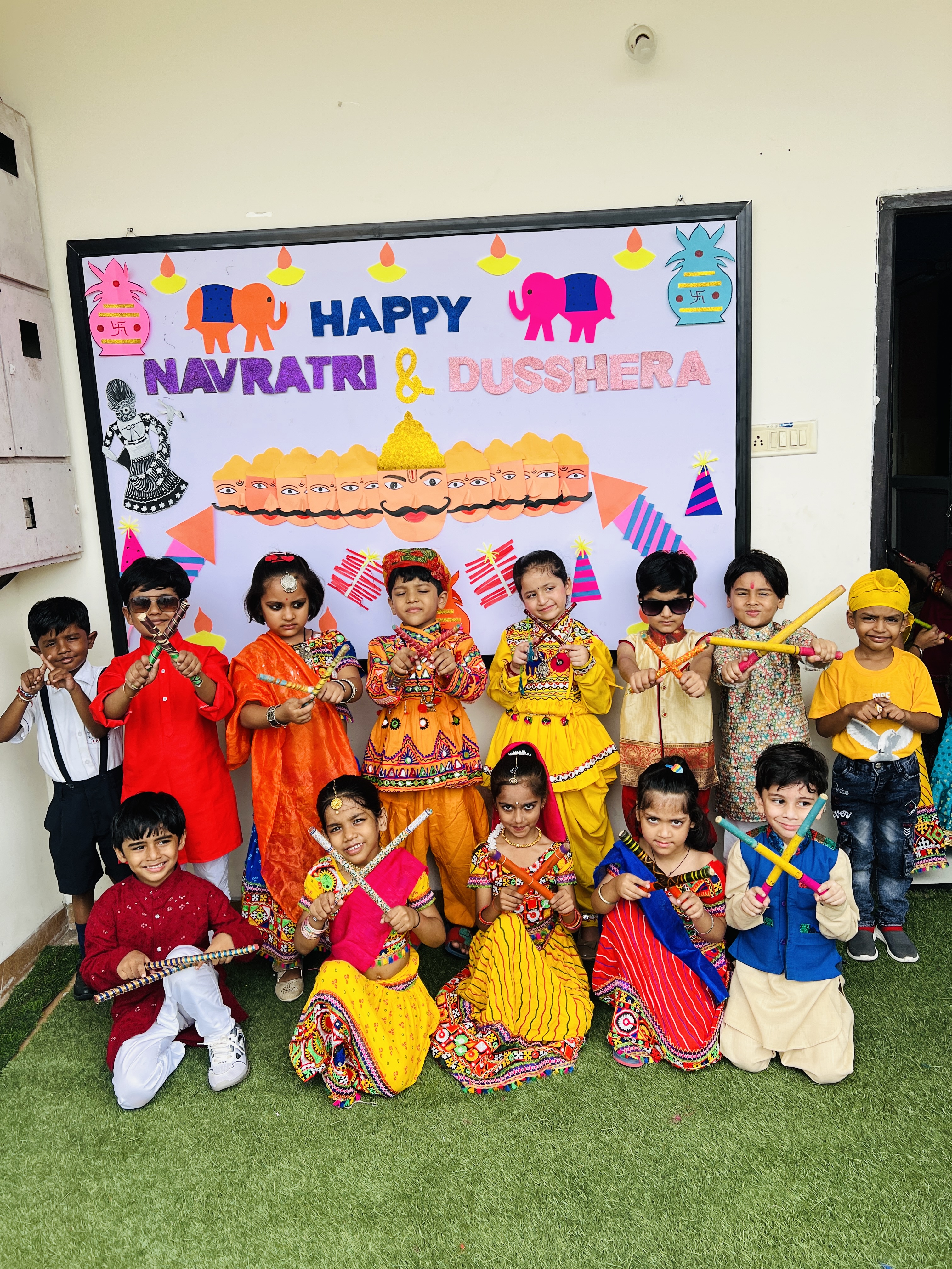 Dandiya Dance Session - Traditional Festival Celebration